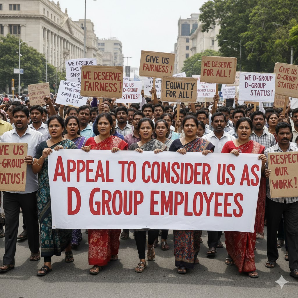Appeal to consider them as D Group employees